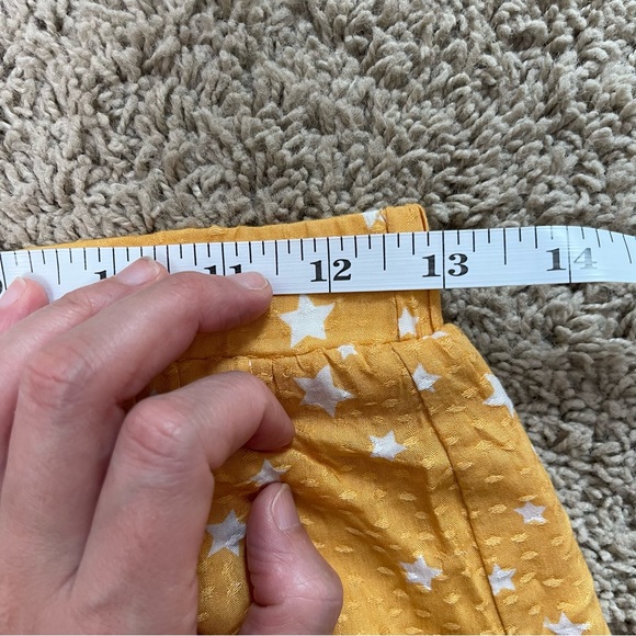 Everly Yellow Star Patterned Maxi Skirt - Picture 9 of 11